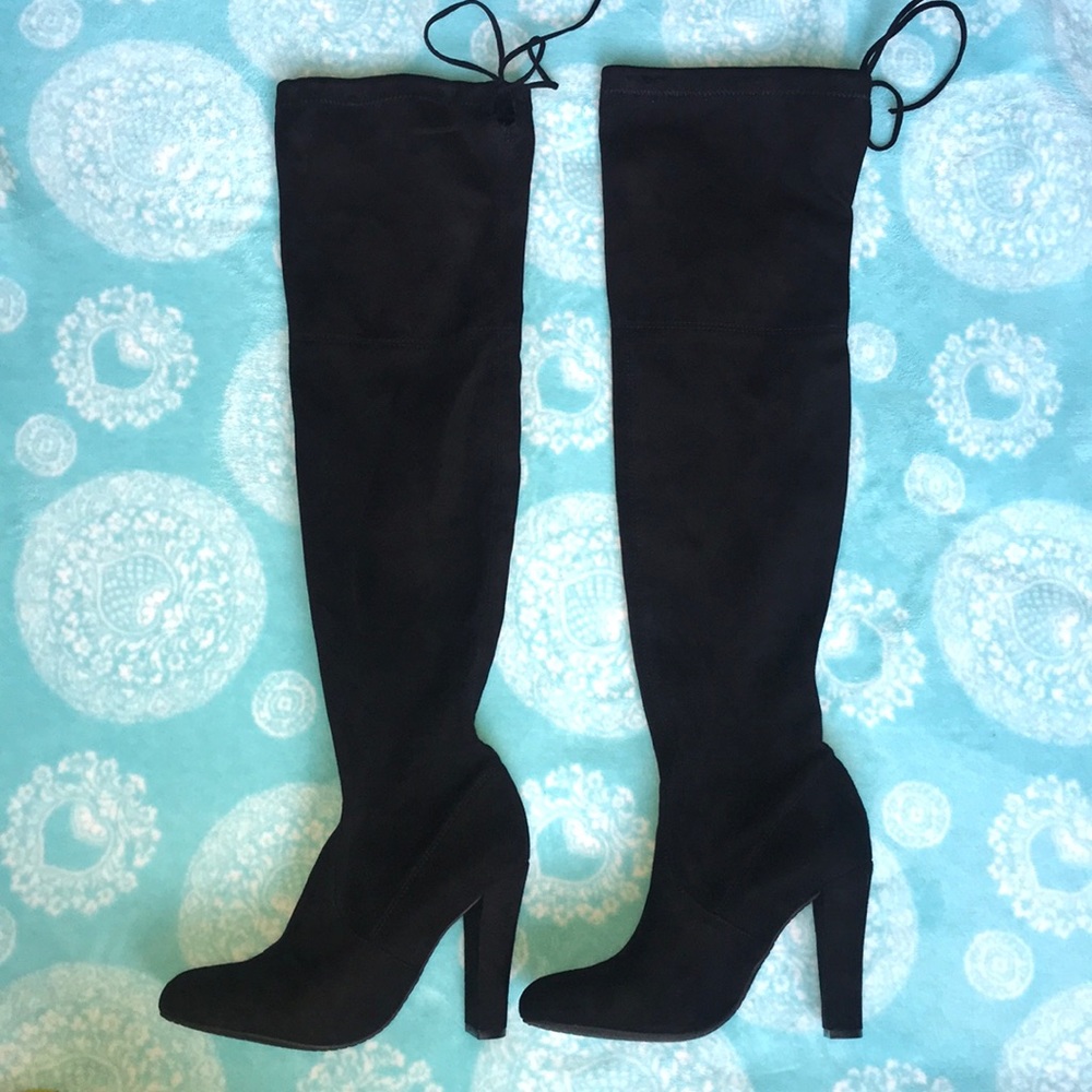 LIKE NEW Steve Madden Over The Knee Suede Boot